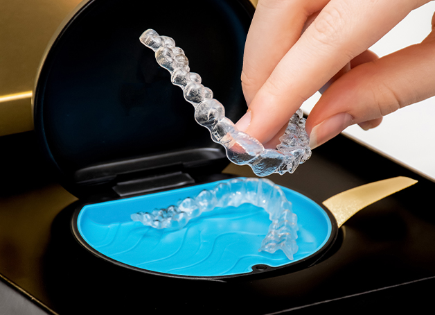 Gresham Advanced Dentistry – Invisalign Aligner Case Invisalign clear aligner and case at Gresham Advanced Dentistry in Gresham, OR