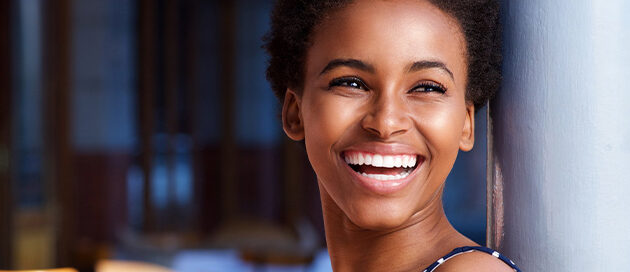 Patient smiling after a smile makeover at Gresham Advanced Dentistry in Gresham, OR