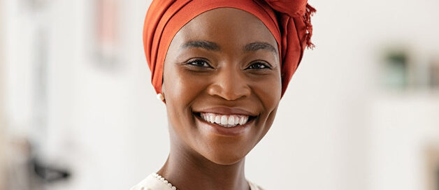 Bright smile after professional teeth whitening at Gresham Advanced Dentistry in Gresham, OR