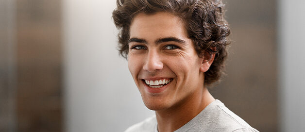 Patient with a whiter smile after Zoom teeth whitening in Gresham, OR