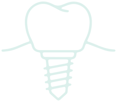 Dental implant icon