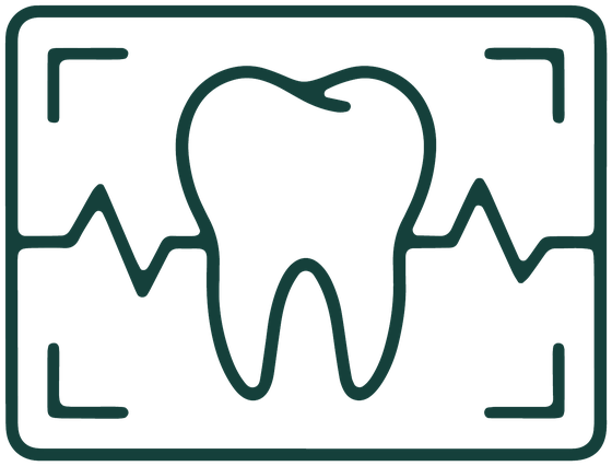 Digital tooth scan icon